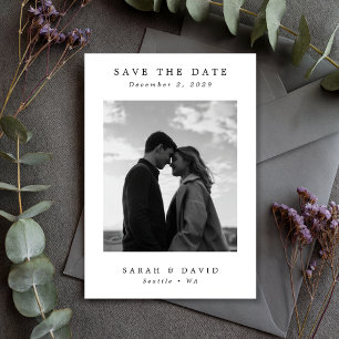 Ultra-Minimal-Hochzeitssemble Save The Date