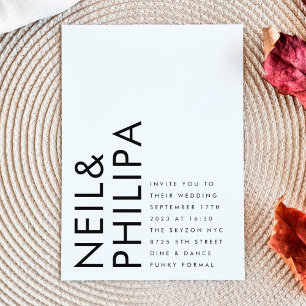 Ultra-Modern Budget kühne NAMES Simple Wedding