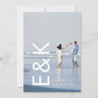 Ultra Modern formatiertes Monogramm mit Groß-Weiß-