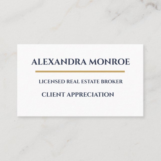 Ultra-Modern Real Estate Client Appreciation  Treuekarte (Vorderseite)