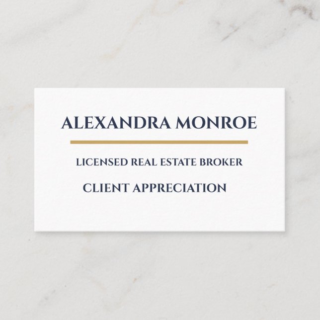 Ultra-Modern Real Estate Client Appreciation  Treuekarte (Vorderseite)