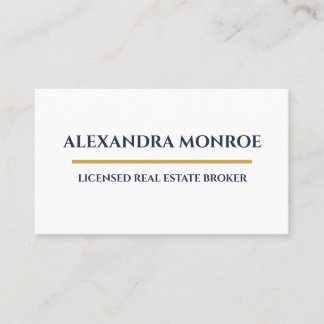 Ultra-Modern Real Estate Horizontal Business Card Visitenkarte