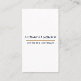 Ultra-Modern Real Estate Vertical Business Card Visitenkarte