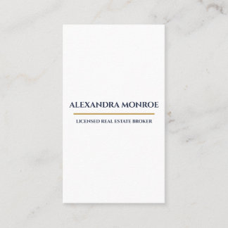 Ultra-Modern Real Estate Vertical Business Card Visitenkarte