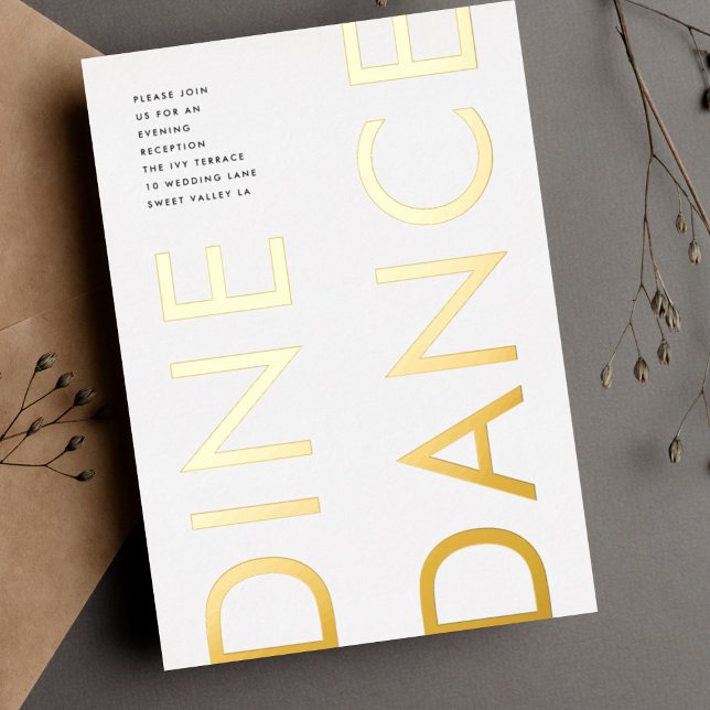 Ultra-MODERNE MODERNE MODULENDANCE Folieneinladung (Von Creator hochgeladen)