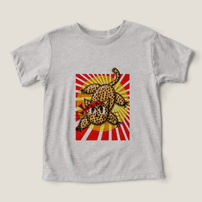 Ultra Niedlich Anime Leopard Kitty Chiseled HeadBa (Design Vorderseite)