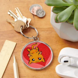 Ultra Niedlich Kawaii Anime Kitty Schlüsselanhänger