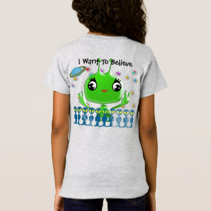 Ultra Niedliche Baby-Alien T-Shirt