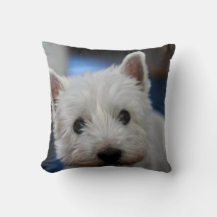 Ultra Niedliche Pestie Westie White Terrier Kissen
