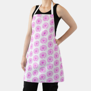 Ultra rosa Daisy Blume Print, Hippie Floral Schürze