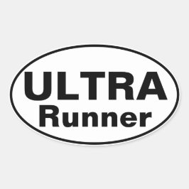 Ultra Runner Ovaler Aufkleber