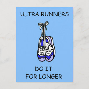 Ultra-Runners tun es für längere Zeit Postkarte