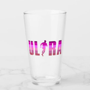 Ultra Running Rosa Lila Regenbogen Glas