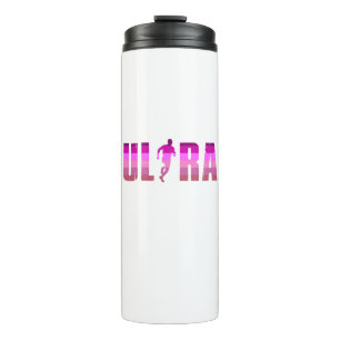 Ultra Running Rosa Lila Regenbogen Thermosbecher