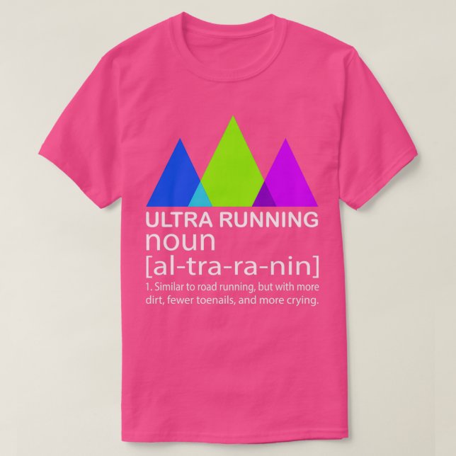 Ultra Running Trail Accessoires T-Shirt (Design vorne)