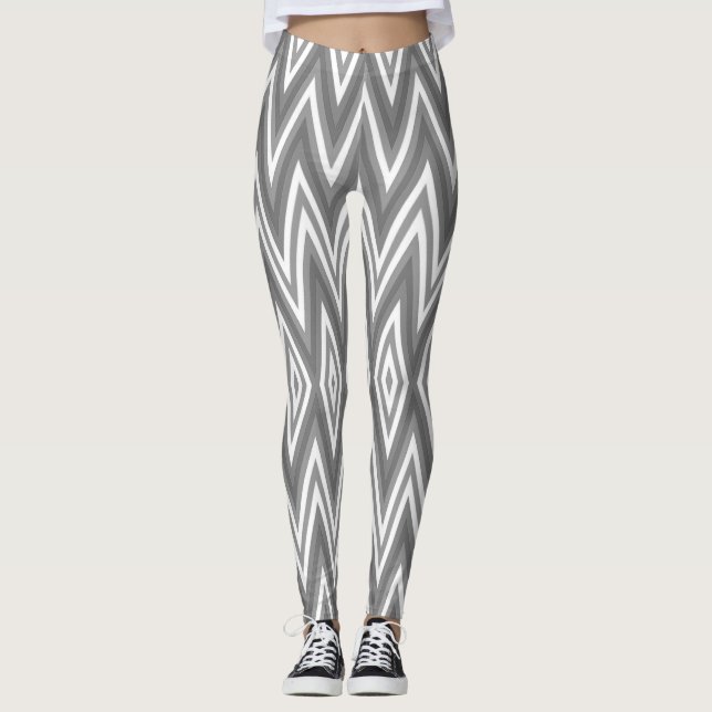 Ultra-Stretch ZigZag-Leggings Leggings (Vorderseite)