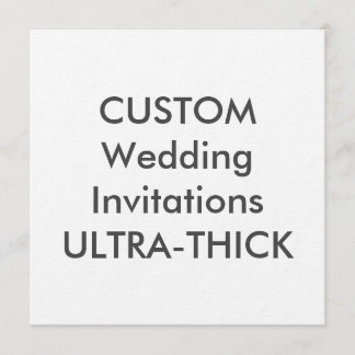 ULTRA-THICK 360lb 5,25" Square Wedding Einladungen