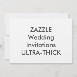 ULTRA-THICK 7" x 5" Einladung zur Hochzeit