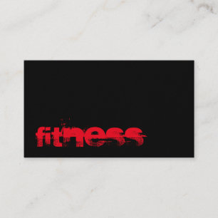 Ultra-Thick Trendy Fitness Sport Business Card Visitenkarte