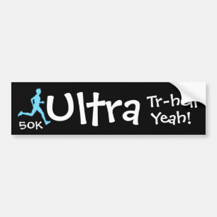Ultra Trail Marathon Autoaufkleber 50 K