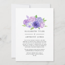 Ultra-Violet-Blumenzwiebelliste Ankündigung