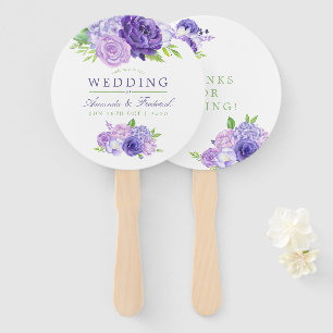 Ultra-Violet-Gastgeschenk Hochzeit Fächer