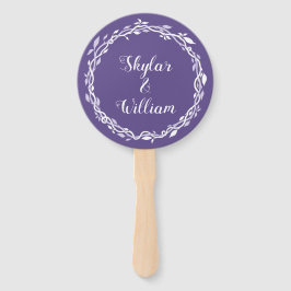 Ultra-Violet Hochzeit Einfaches Frühjahr Sommerspa Fächer