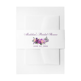 Ultra-Violet-Lila Brautparty Einladungsbanderole