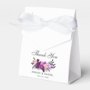 Ultra-Violet Lila Floral Vielen Dank für Ihre Hoch Geschenkschachtel