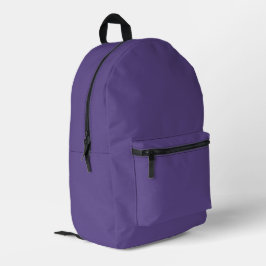 Ultra-Violet-Lila-Solid-Farbe Bedruckter Rucksack
