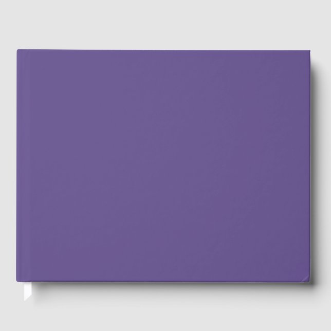 Ultra-Violet-Lila-Solid-Farbe Gästebuch (Vorderseite)