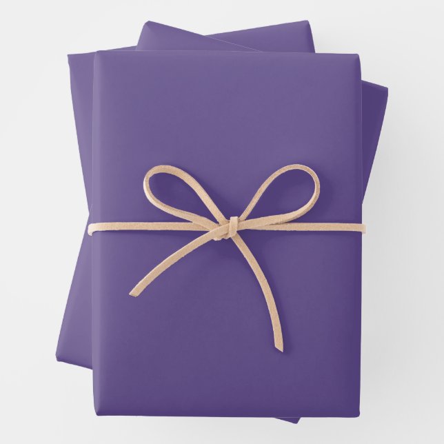 Ultra-Violet-Lila-Solid-Farbe Geschenkpapier Set (Beispiel)