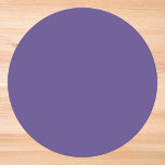 Ultra-Violet-Lila-Solid-Farbe Runder Pappuntersetzer<br><div class="desc">Ultra-Violet-Lila-Solid-Farbe</div>