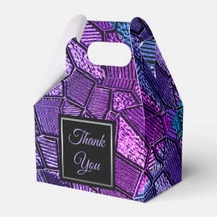 Ultra-Violet-Mosaikglas-Gable-Vorzugbox Geschenkschachtel