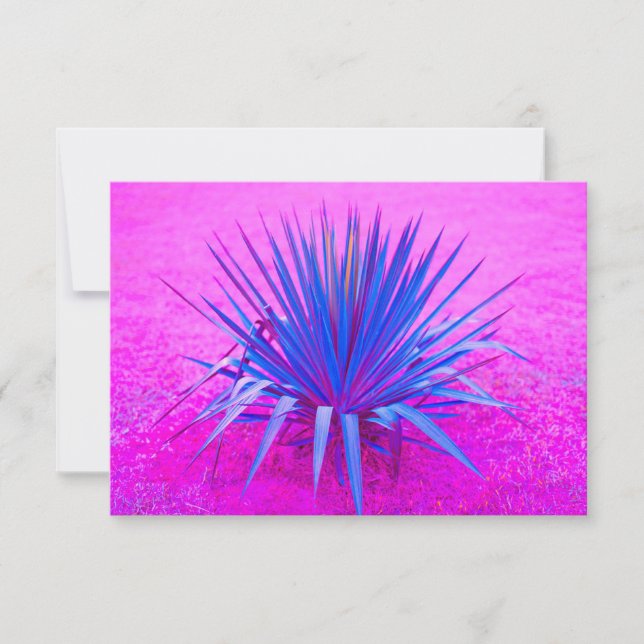 Ultra-Violet-Pflanze-Grußkarte (Vorderseite)