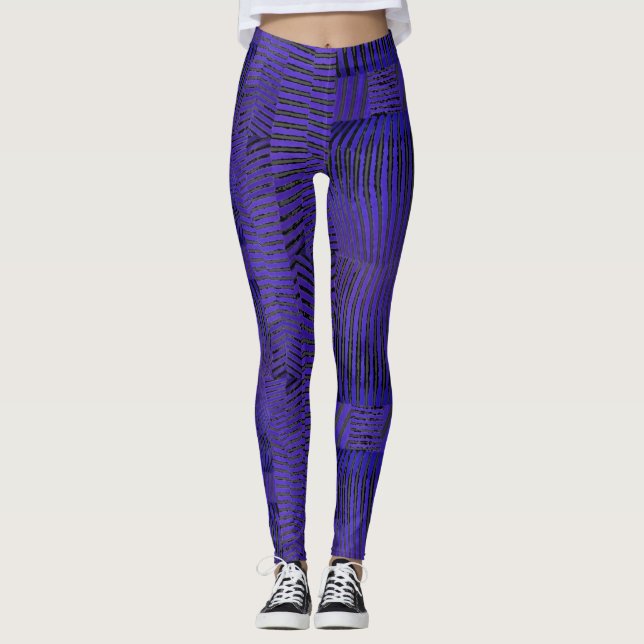 Ultra-Violet-Wavelenges Leggings (Vorderseite)
