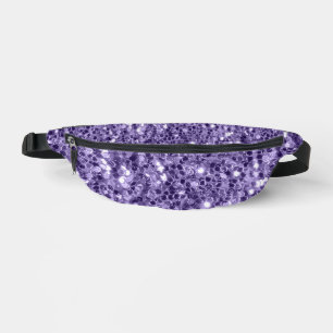 Ultra-violette lila Glitzer-Glitzern Bauchtasche
