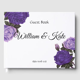 Ultra-violette Rose Hochzeiten Gästebuch