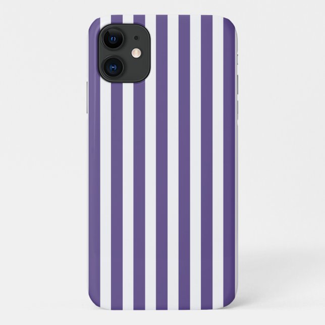Ultra violette und weiße Süßigkeiten Case-Mate iPhone Hülle (Rückseite)