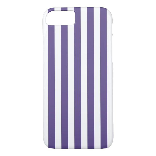 Ultra violette und weiße Süßigkeiten Case-Mate iPhone Hülle (Rückseite)