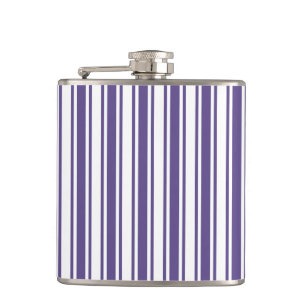 Ultra violette und weiße Süßigkeiten Flachmann