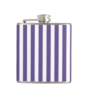 Ultra violette und weiße Süßigkeiten Flachmann