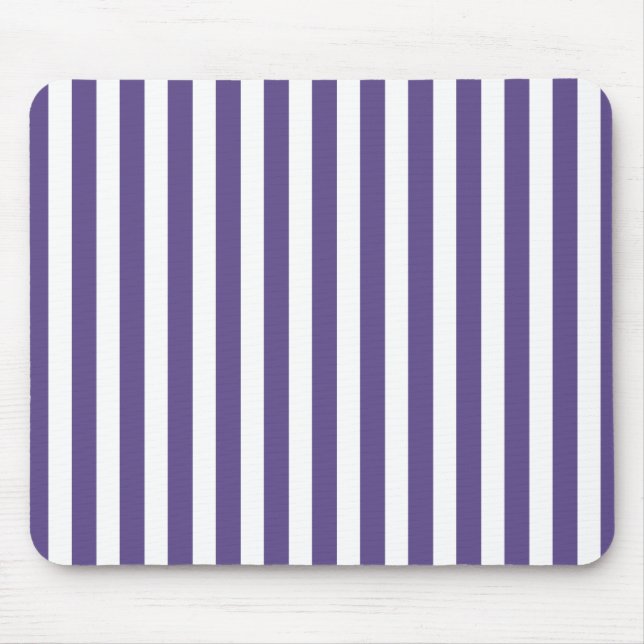 Ultra violette und weiße Süßigkeiten Mousepad (Vorne)