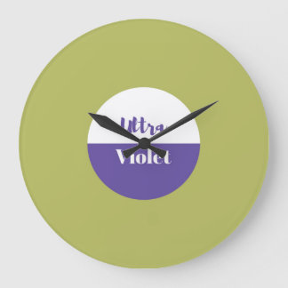 Ultra-violettes Panton 2018-Design Große Wanduhr