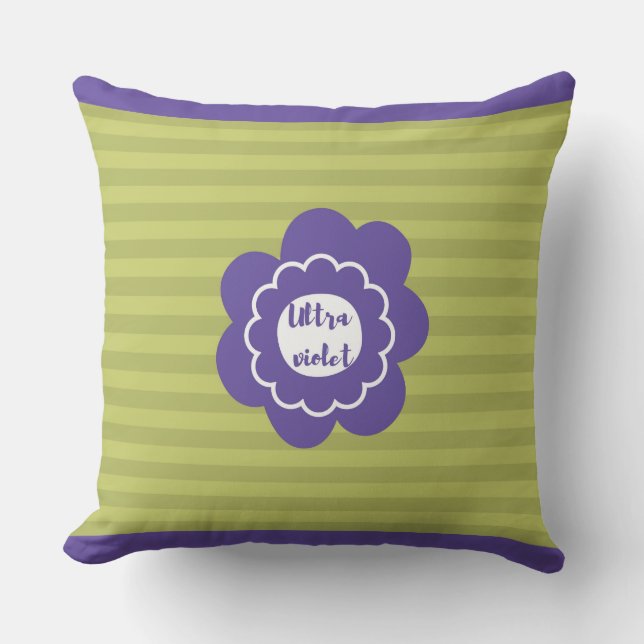 Ultra-violettes Panton 2018-Design Kissen (Vorderseite)