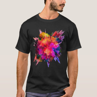 Ultra-Vivid-Lichtdesign mit doppelter Farbe T-Shirt