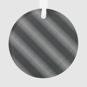 Ultradünne Schwarz-Weiß-Verlaufsstreifen Ornament