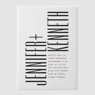 Ultraeinfache moderne Minimalistische Schwarz-weiß