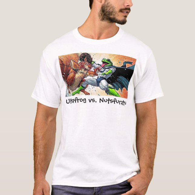 Ultrafrog vs. Nutsfuratu T-Shirt (Vorderseite)