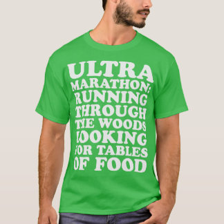 Ultramarathon-Definition, die durch den Wald läuft T-Shirt